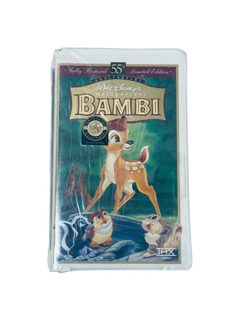Walt Disney 55th Anniversary Masterpiece Bambi Edition VHS New and Sealed
